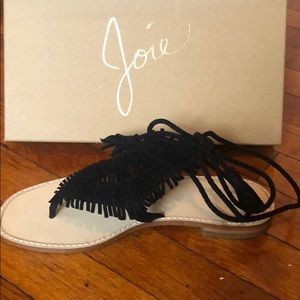 Joie Black Sandal. Sz 37.5. Brand new